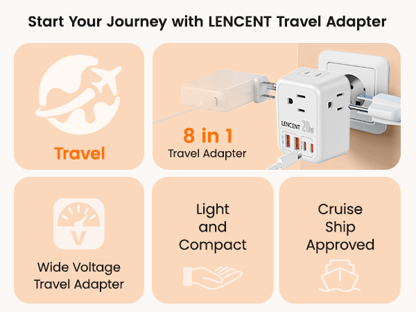 Germany Travel Power Adapter