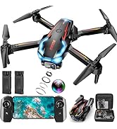Drone with Camera for Adults, 2K HD FPV Drones with Upgrade Altitude Hold, One-Key Take Off/Landi...
