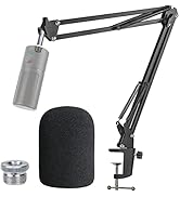 Razer Seiren X Boom Arm with Pop Filter - Mic Stand with Foam Cover Windscreen for Razer Seiren X...