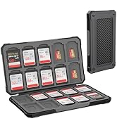 HEIYING Memory Card Case for SD Card and TF Card, Portable SD Card Holder SD SDHC SDXC TF Card St...