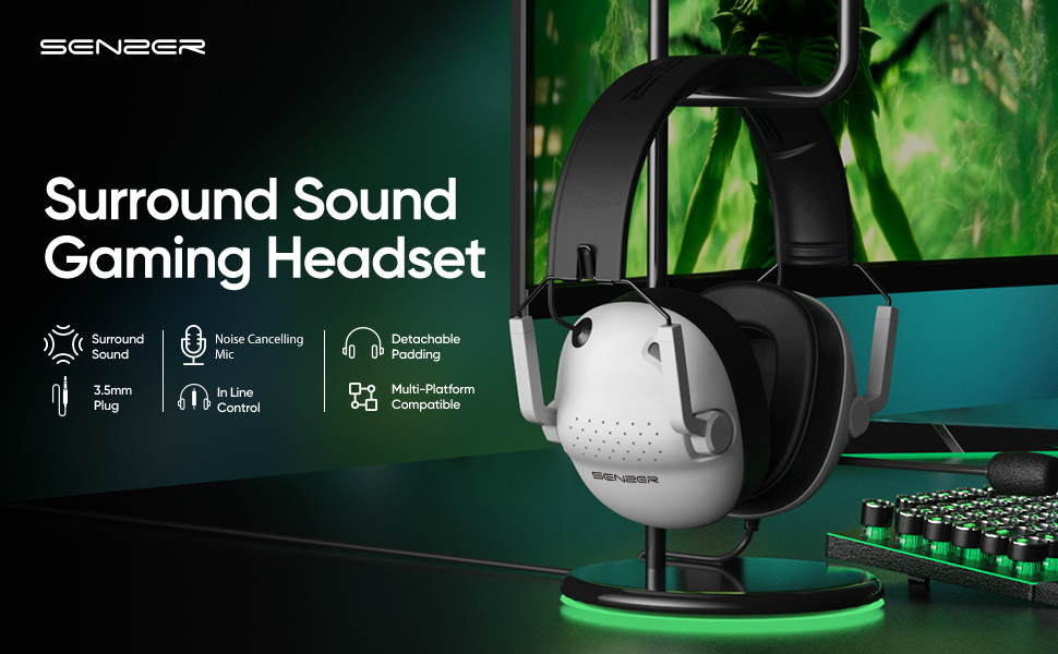Gaming headset for ps4 ps5 xbox
