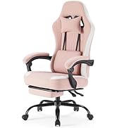 NEWBULIG Gaming Desk Chair - High Back Computer Office Chair with Footrest and Headrest, Comfy Er...