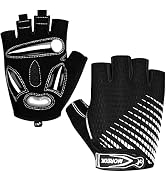 MOREOK Cycling Gloves Bike Gloves for Men/Women-[Breathable Anti-Slip 5MM Gel Pad] Biking Gloves ...