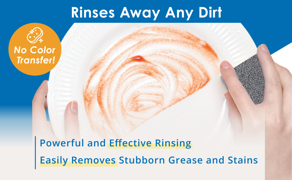 Powerful effective rinsing