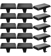 Oleitodh 10 Pack Metal Black Christmas Stocking Holders for Mantle Heavy Duty Stocking Hangers St...