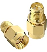 YOTENKO SMA Antenna Cable Connector SMA Male to RP SMA Female RF Coax Adapter Coupler Converter P...