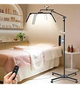 KIRKAS Half Moon Light for Eyelash Extensions Tattoo Artists, Upgrad LED Lash Tech Light with 4 W...