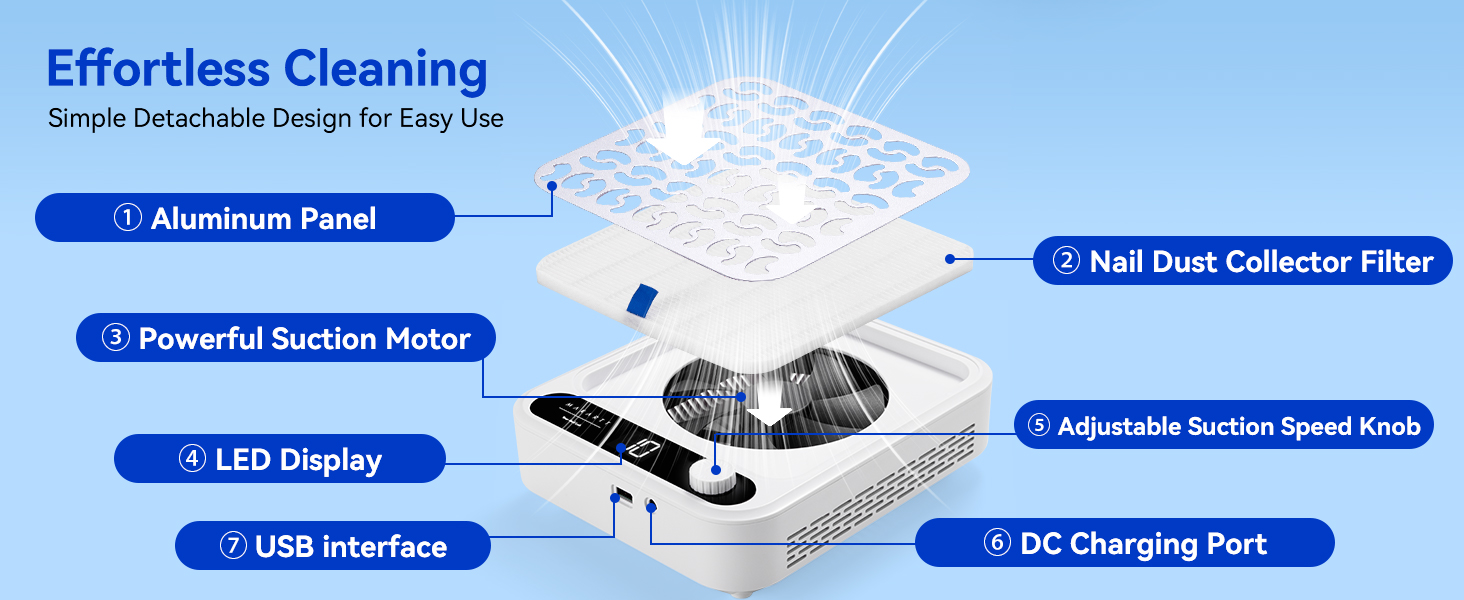 dust collector nail tech