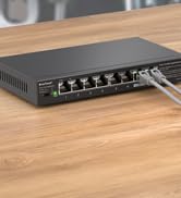 BrosTrend 2.5Gb Switch, Unmanaged 8 Port Ethernet Switch 2.5 Gigabit