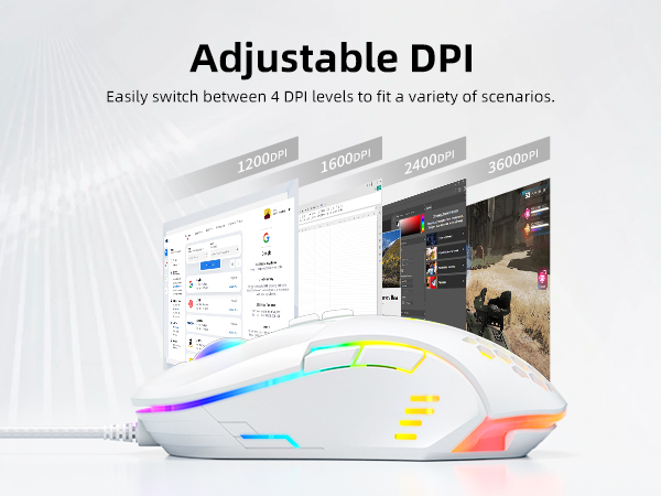 adjustable dpi