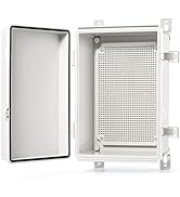 QILIPSU Waterproof Junction Box Outdoor Electrical Enclosure IP67 Plastic Weatherproof Project Bo...
