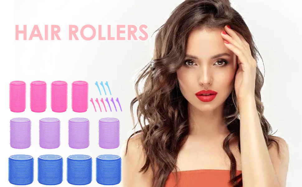 Hair Rollers for Blowout Look Long Hair