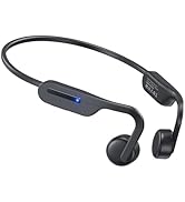 Gzwxovb X14 Bone Conduction Bluetooth 5.3 Headphones, Black, Wireless Running Sports Design