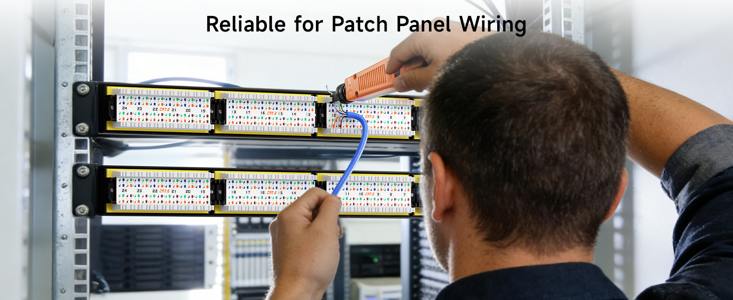 Cable Matters 110 Punch Down Tool with 110 Blade, Ethernet PunchDown Tool, Keystone Punch Down