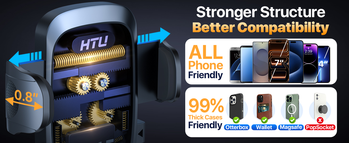 Compatible with 99% Phones &amp;amp; Cases