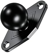 BRCOVAN Aluminum Alloy Diamond Mount Base with 1'' TPU Ball Features Industry-Standard AMPS Hole ...