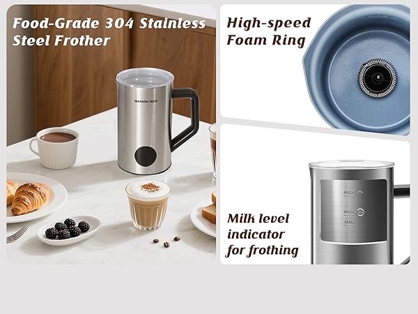 milk frother steamer