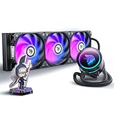 AsiaHorse WK-A360 ARGB All-in-One AIO CPU Liquid Cooler, Wandering Knight 360mm Water Cooling Sys...