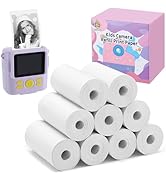 9 Rolls Kids Instant Camera Print Refill Paper- Photo Printer Thermal Paper Rolls Instant Print C...