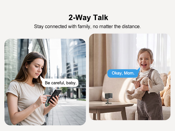4G security camera two-way communication with mobile app