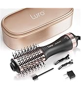 Automatic Dual Voltage Hair Dryer Brush with European Plug,Travel Hair Blow Dryer Brush with Trav...