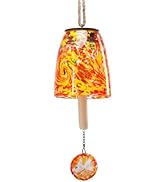 DREAM GARDEN Solar Wind Chimes for Outside, Glass Wind Chime Outdoor Colorful Windchimes with Sol...