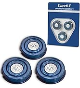 SweetLF 3 Pcs Replacement Shaver Head Blade Cutters IPX7 Waterproof Electric Razor Wet &amp; Dry 3D M...