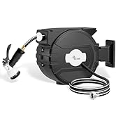 YESTAR Retractable Garden Hose Reel 1/2 Inch x 82 ft