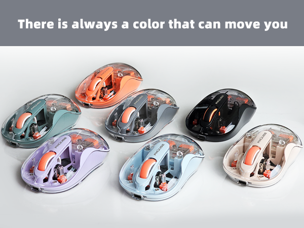Transparent Bluetooth Mice