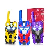 Transform Toys Sets:Walkie Talkies Toys for Kids,3 Pack Birthday Gifts for 3 4 5-7 8-10Year Old B...