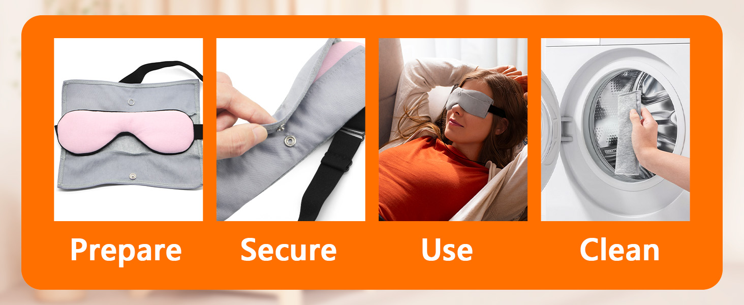 heated eye mask
