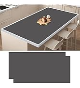 2Pack Large Silicone Mats for Kitchen Counter, 48''x24''(120cmx60cm) Heat Resistant Mat for Kitch...