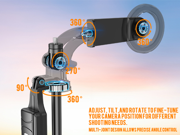 magnetic phone tripod