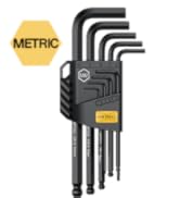 AMTOVL Hex Key Set, 9PCS Metric Allen Key Set, 1.5-10MM, Anti-Slip Long Ball End Hex Wrench Set, ...