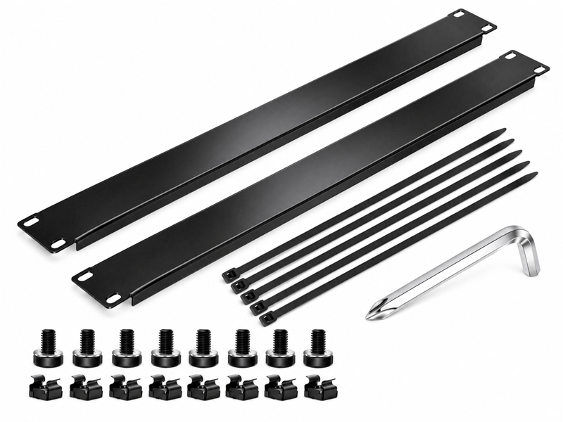 1U rack blank panel for standard 19 inches network equipment, cabinets, AV and home theater racks