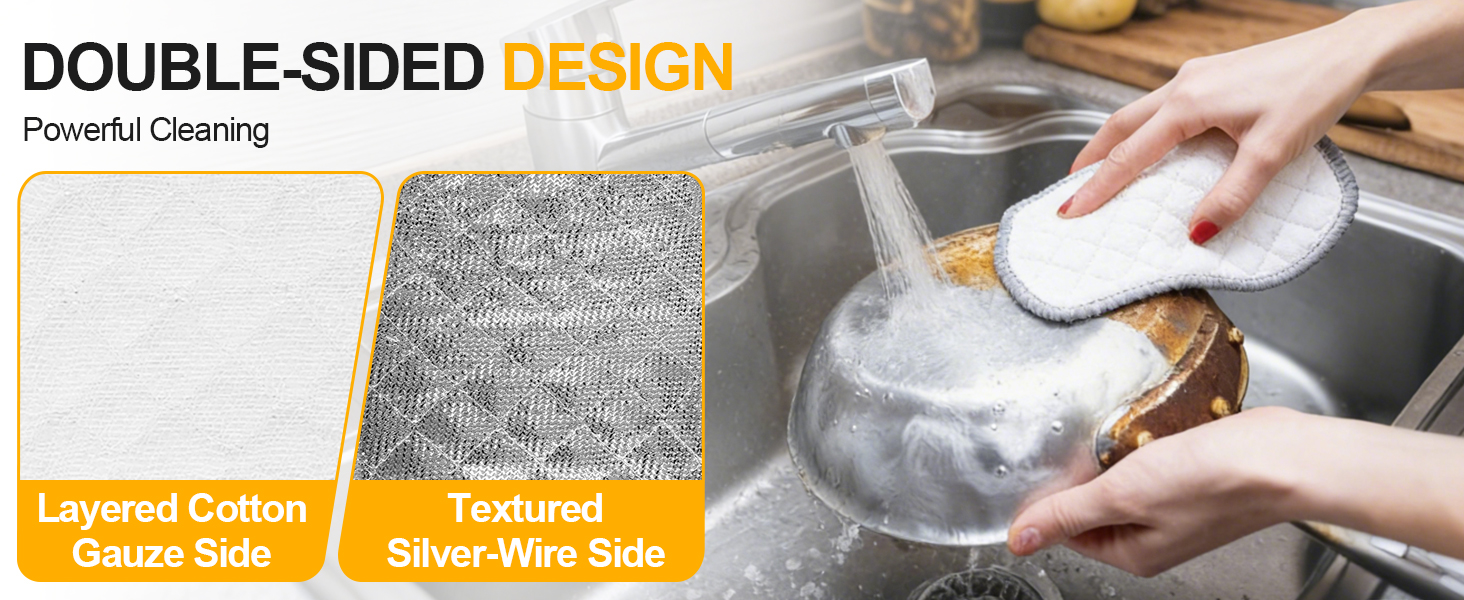 silver mesh dishcloth