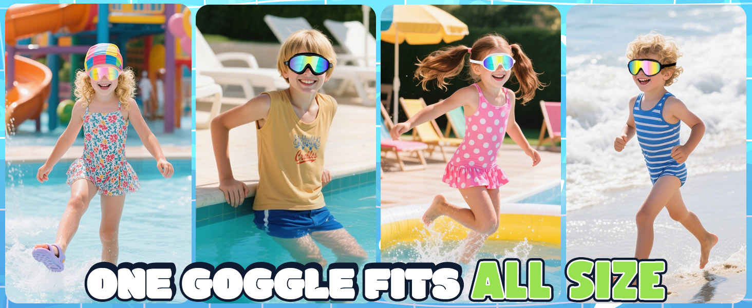 swimming goggles for kids goggles for toddlers age 2-4 toddler goggles 2 years old toddler
