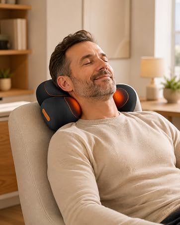 neck massage pillow with heat