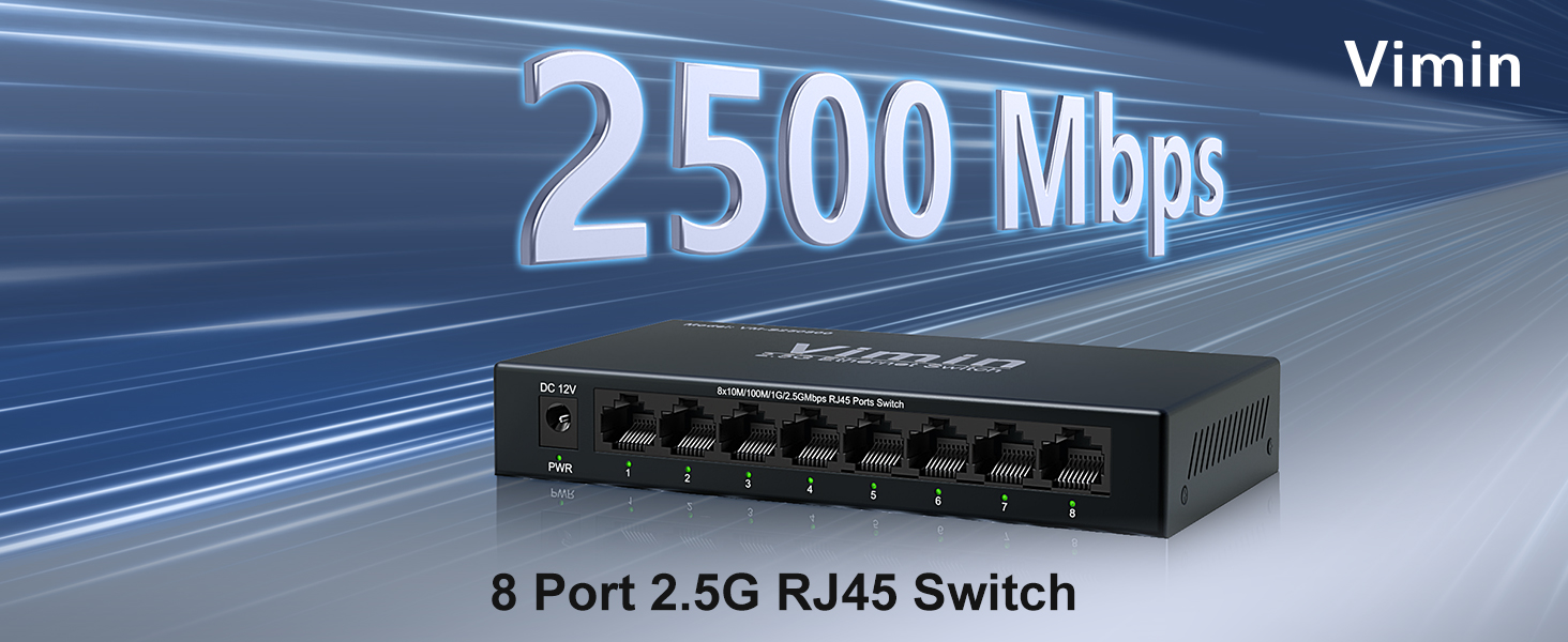 8-Port 2.5G Unmanaged
