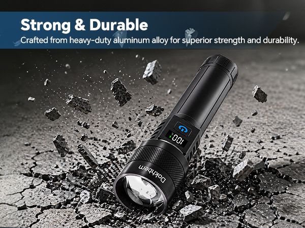 bright flashlight