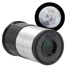 Close-up of moon filter accessory