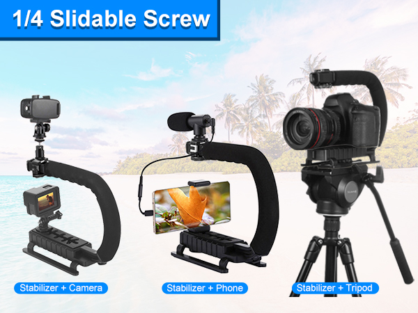 Handheld Stabilizer with camera