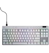 Logitech G PRO X TKL Rapid Tenkeyless Wired Gaming Keyboard with Magnetic Analog Switches, Rapid ...