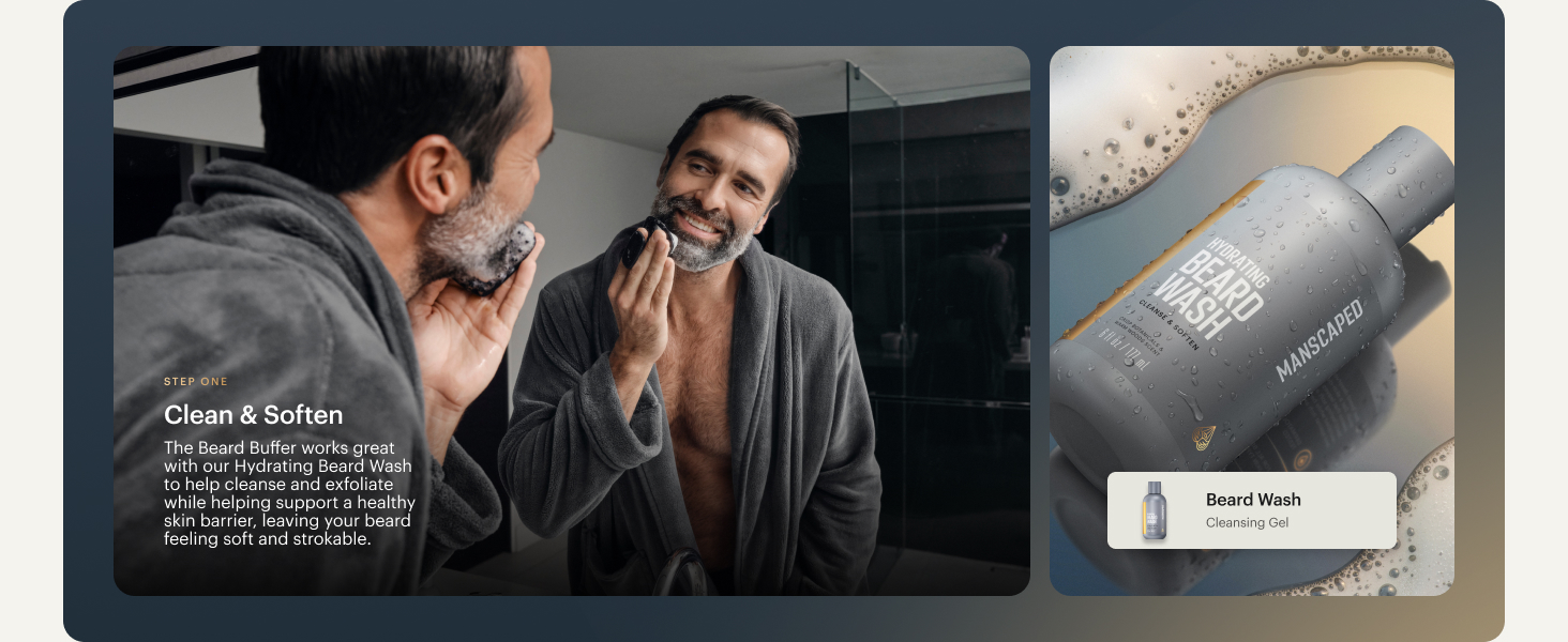 manscapes beard hedger mens mustache trimmer groomer clipper shaver guard long short stubble