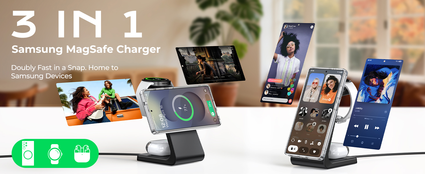 Magnetic Wireless Charger for Samsung