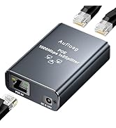 Gigabit PoE Switch 1 to 2-1000M POE Splitter 1 in 2 Out, Total 90W with 2PoE+ Extender, Compatibl...