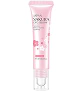 AKARY 2-in-1 Sakura Eye Serum and Eye Roller, Eye Massager Roller Lifting, Eye Cream for Nourishi...