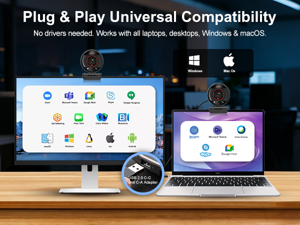4k webcam for laptop