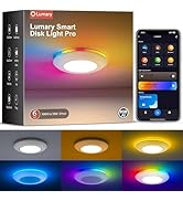 Lumary 5/6 Inch Smart Led Disk Light Pro, Color Changing WiFi Smart Recessed Lighting with RGBAI ...