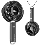 KinYiLO 6-Inch Large Handheld Fan, 6000mAh Battery Portable Fan with 100 Speed Levels, Strong Air...